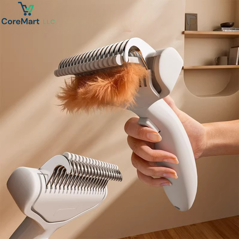 COREMART™ Self-Cleaning Deshedding Brush