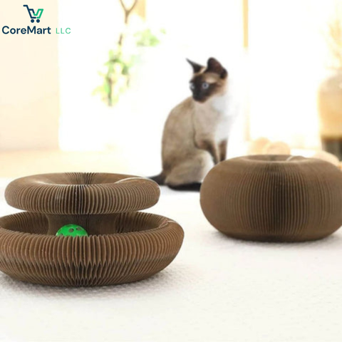 COREMART™ Interactive Cat Tunnel & Scratcher