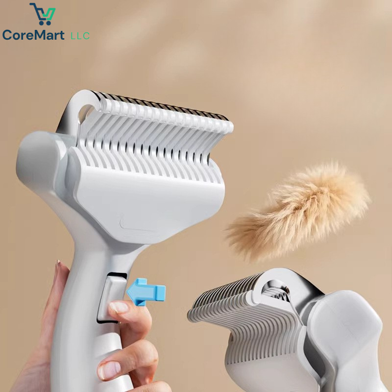 COREMART™ Self-Cleaning Deshedding Brush
